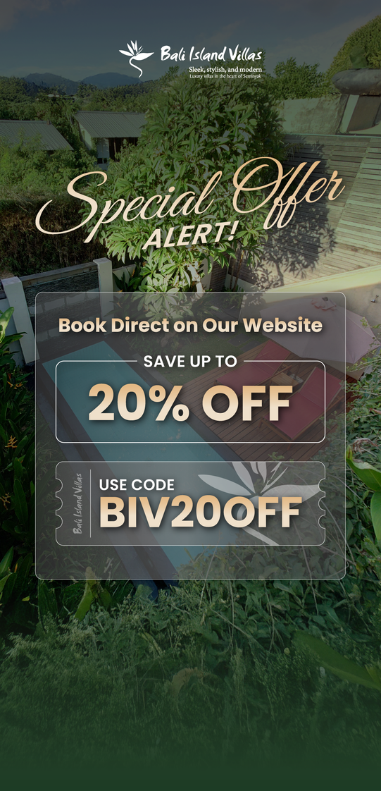 Discount 20% OFF Bali Island Villas